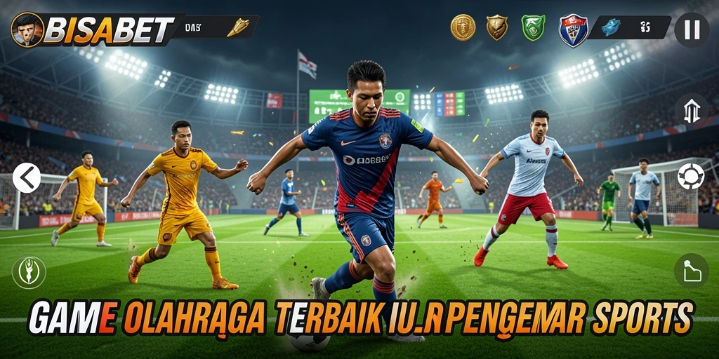 Tangkapan layar utama BISABET menunjukkan gameplay seru dalam olahraga.