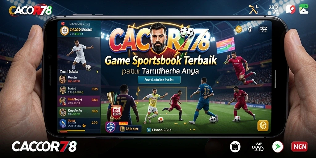 Tampilan utama CACOR78 menampilkan opsi taruhan olahraga yang beragam.