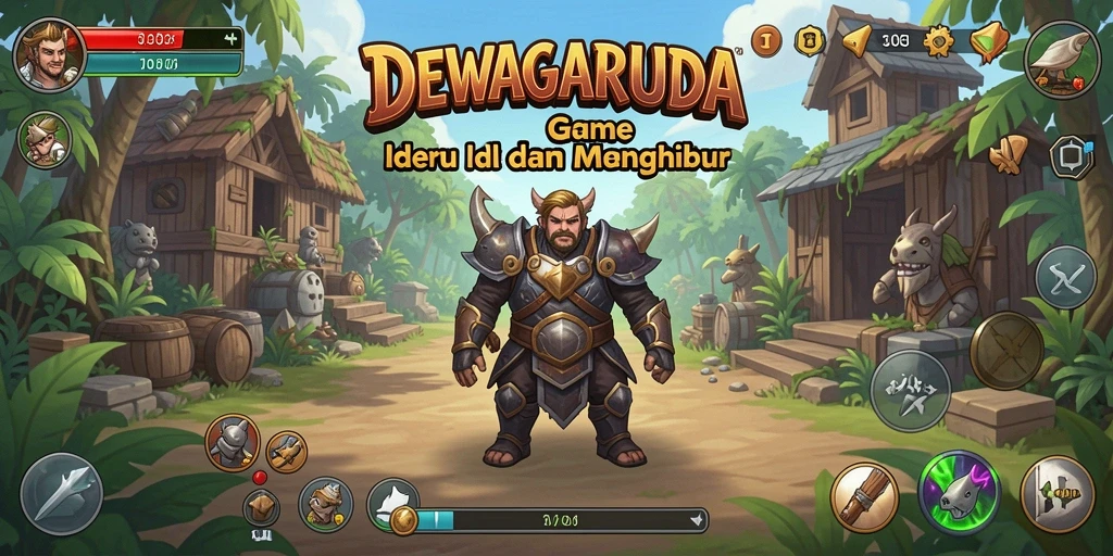 Tampilan gameplay seru dan menarik dari DEWAGARUDA.