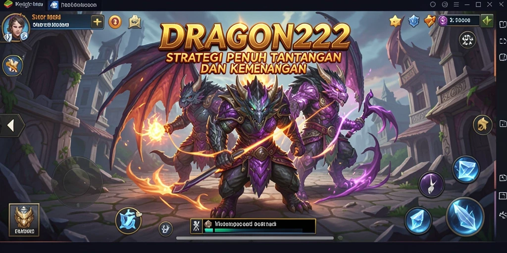 Tampilkan gameplay menegangkan dari DRAGON222 dengan strategi dan pertempuran yang intens.