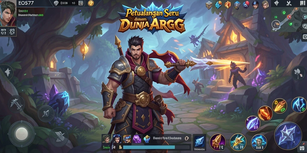 Tampilan gameplay EOS77 yang seru dan mendebarkan dalam aksi ARPG.