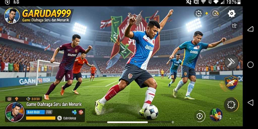Tampilan gameplay seru di GARUDA999 dengan berbagai cabang olahraga.