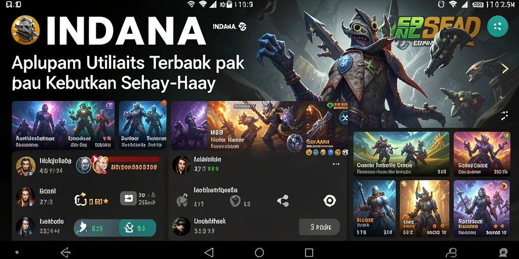 Tampilan antarmuka INDAAA yang intuitif dan fungsional.