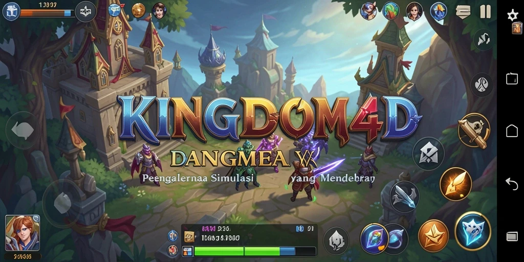 Tangkapan layar gameplay <strong>KINGDOM4D</strong> yang menampilkan keindahan dunia simulasi.