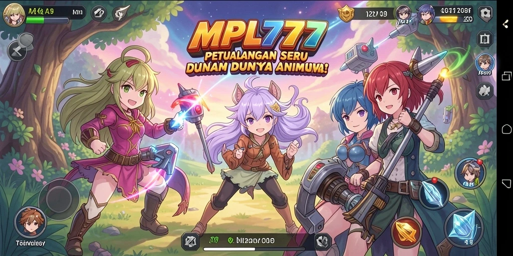 Tampilan gameplay Anime yang memukau dan penuh aksi.