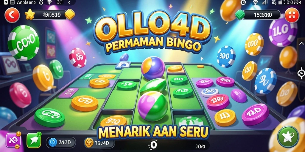Screenshot gameplay Bingo yang seru dan menghibur.