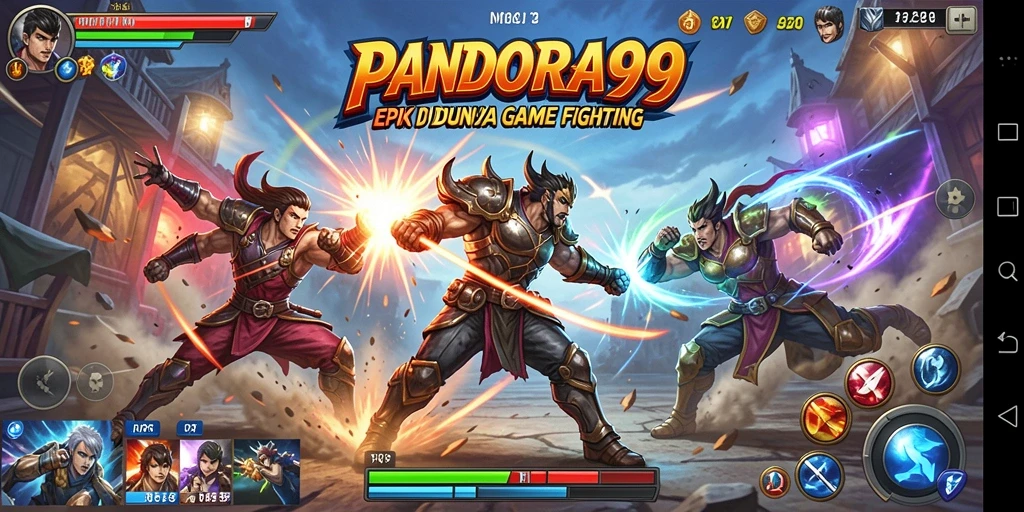 Gameplay seru PANDORA99 dengan pertarungan mendebarkan.