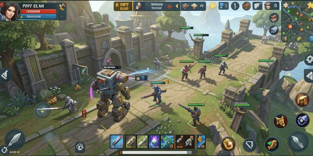 Tampilan gameplay seru di PP7 dengan strategi yang mendalam.
