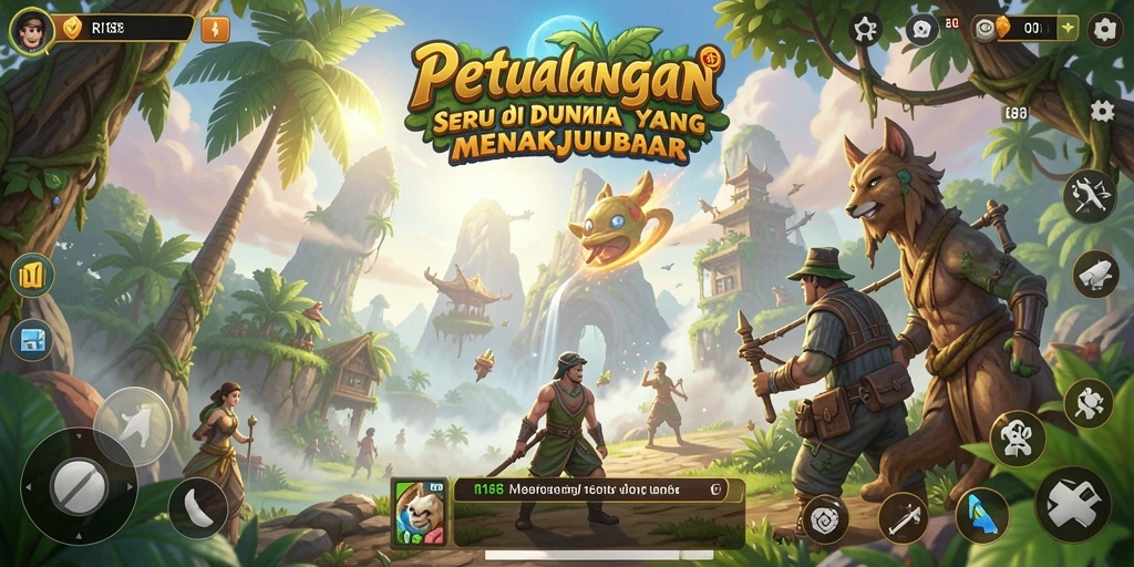 Gameplay RI188 menunjukkan petualangan seru di dunia yang luas.