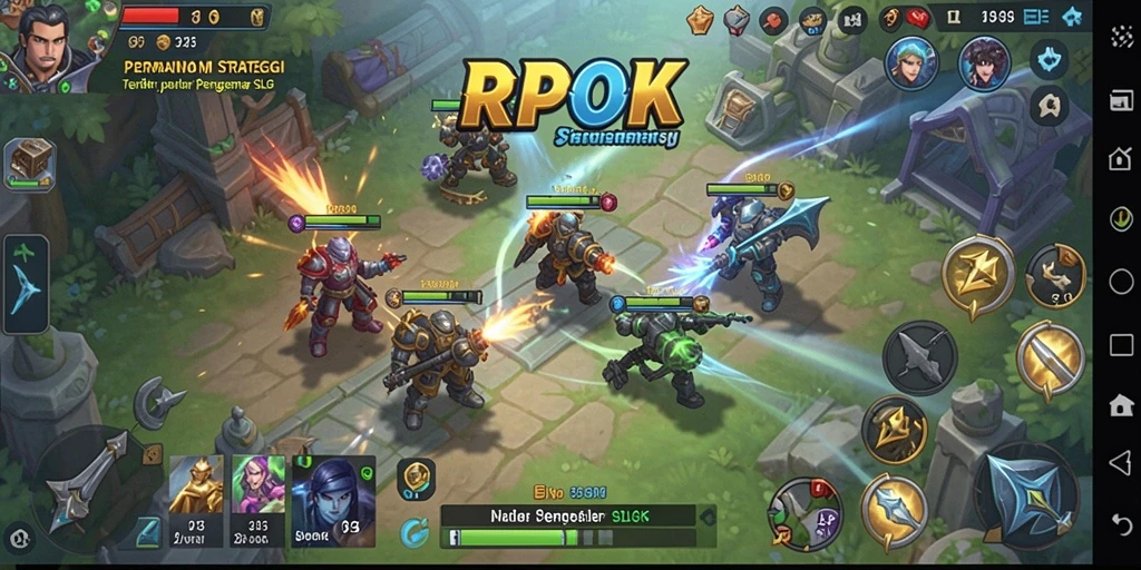 Tampilan gameplay menarik dari game SLG RPOK.
