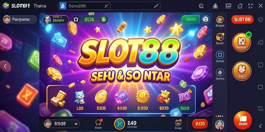 Screenshot utama SLOT88 menampilkan gameplay seru dan menarik.