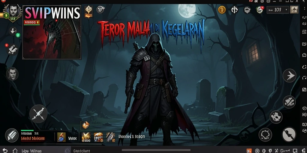 Gameplay mencekam SVIPWINS dengan berbagai kejutan menakutkan.