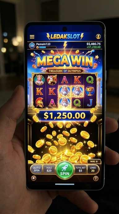 Screenshot tampilan kategori aplikasi di ledakslot.